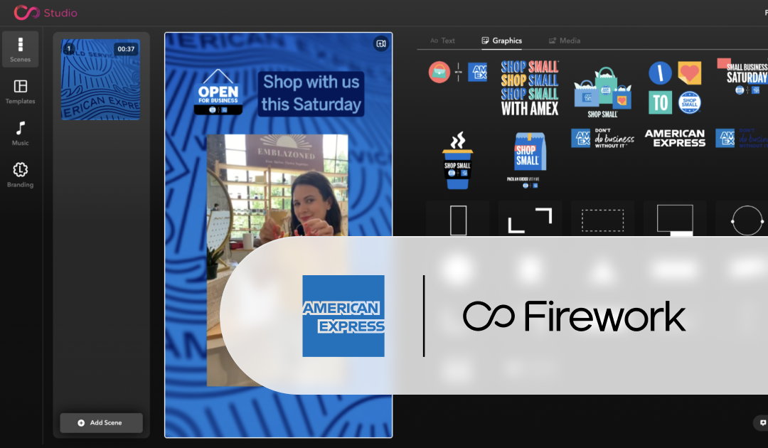 Firework Partners with American Express to Scale Shoppable Video for Shop  SmallⓇ Merchants This Holiday Season